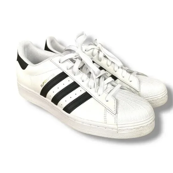 Men’s adidas Originals Superstar Sneakers Sz 10 Cloud White Core Black Worn Once